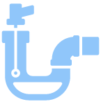 A pipe with water inside