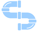 backflow icon a pipe